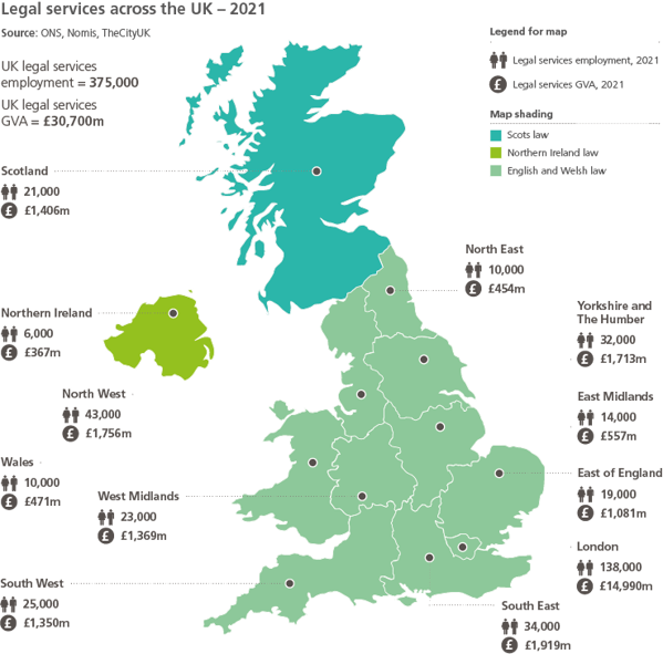 Legal Excellence Internationally Renowned UK Legal Services 2023 org-chart-rules
